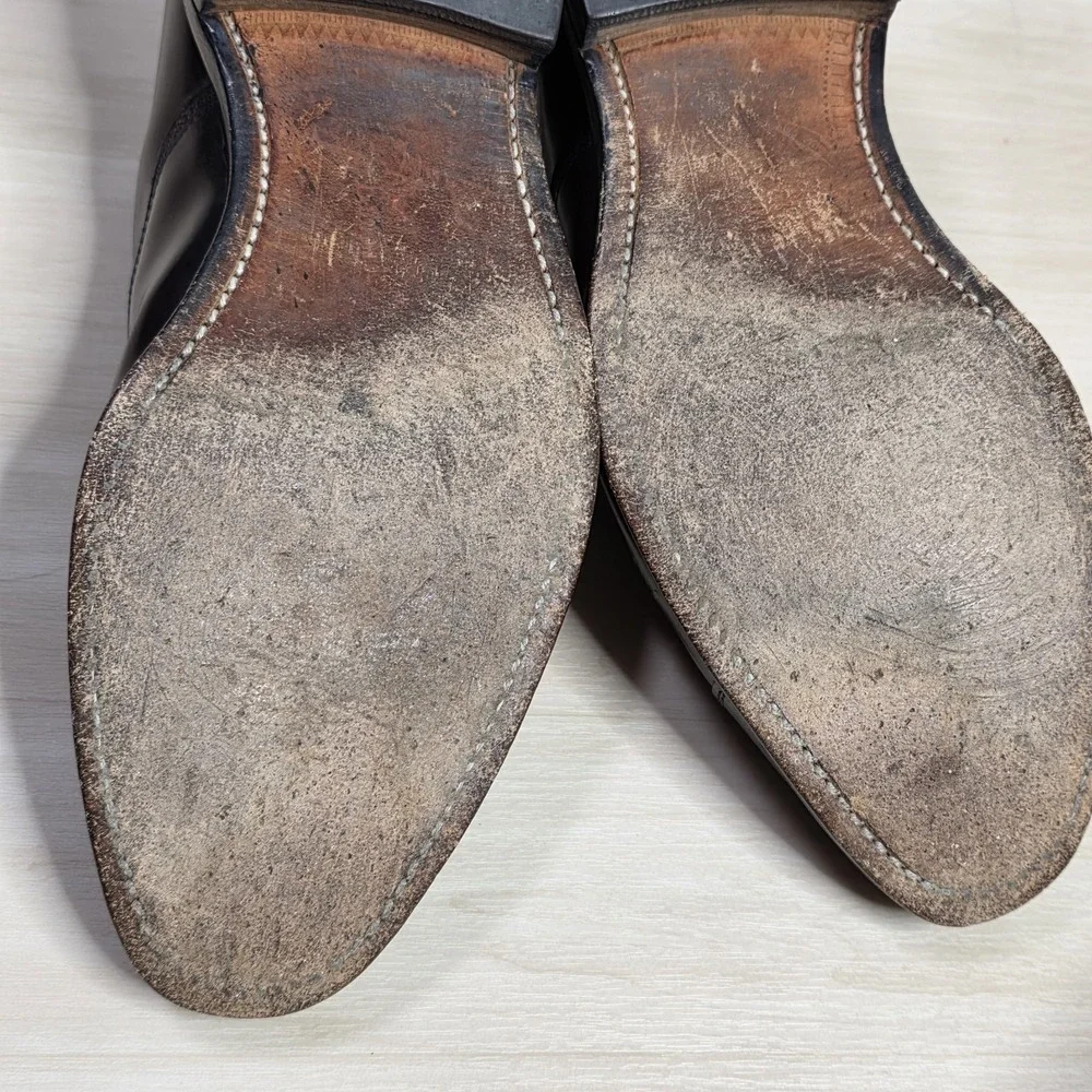 Allen Edmonds Park Avenue Brown Leather Cap Toe‎ Shoes Size 8 D 5675